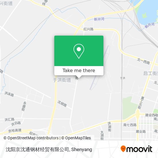 沈阳京沈通钢材经贸有限公司 map