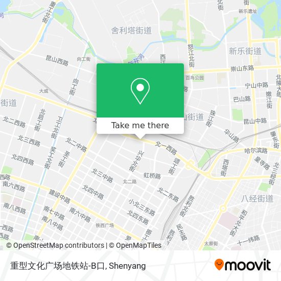 重型文化广场地铁站-B口 map