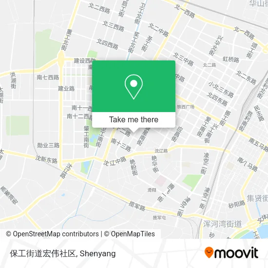 保工街道宏伟社区 map