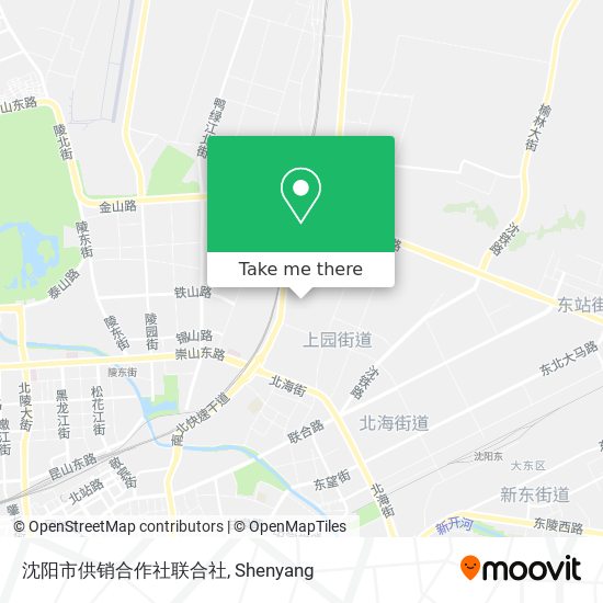 沈阳市供销合作社联合社 map