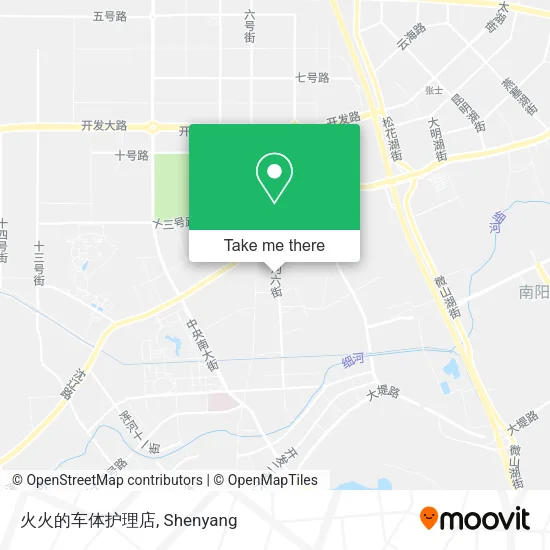 火火的车体护理店 map