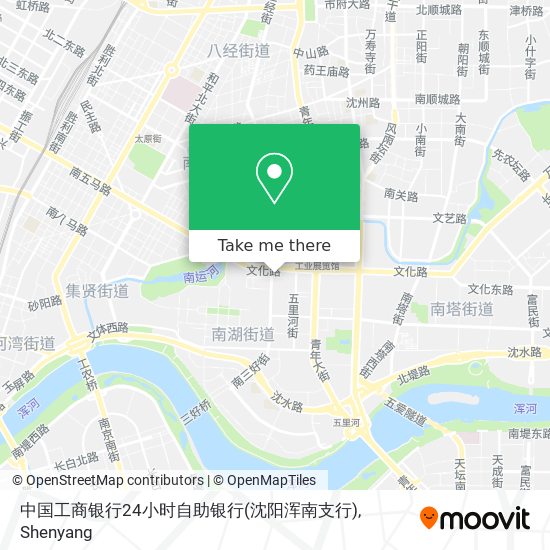 中国工商银行24小时自助银行(沈阳浑南支行) map