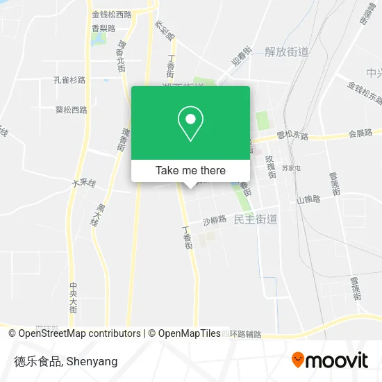 德乐食品 map