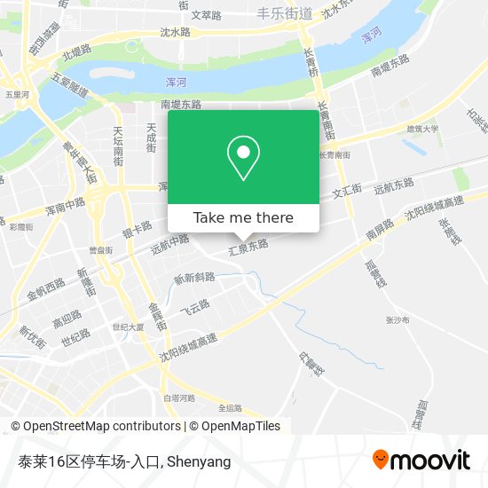 泰莱16区停车场-入口 map