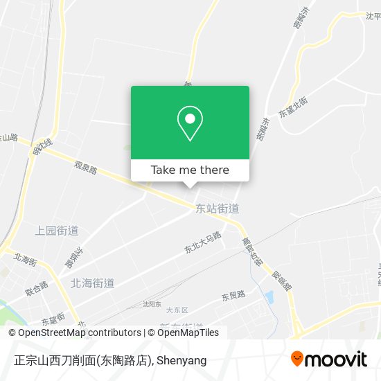 正宗山西刀削面(东陶路店) map