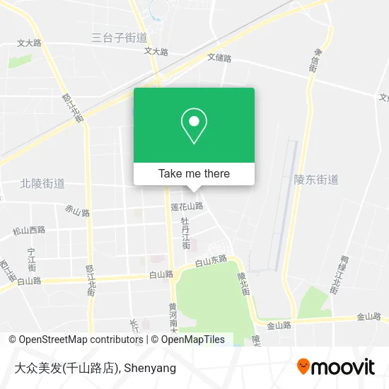 大众美发(千山路店) map