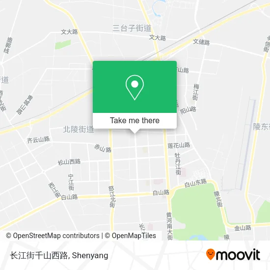 长江街千山西路 map