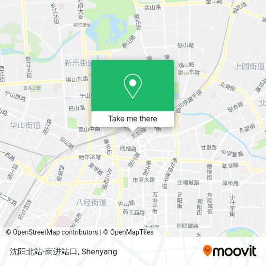 沈阳北站-南进站口 map