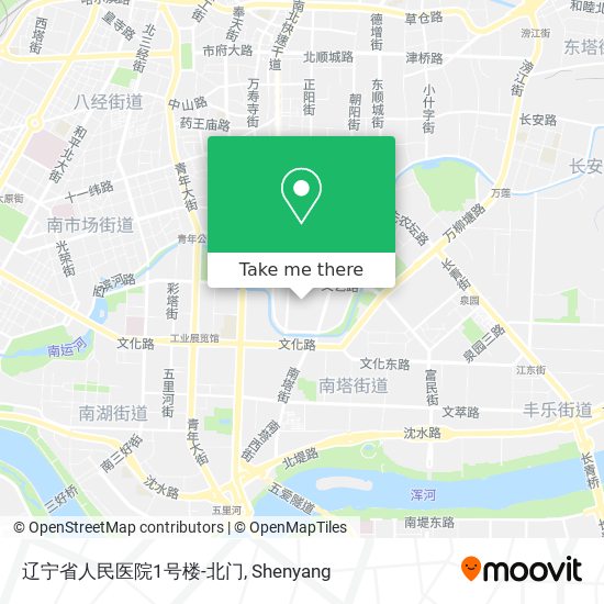 辽宁省人民医院1号楼-北门 map