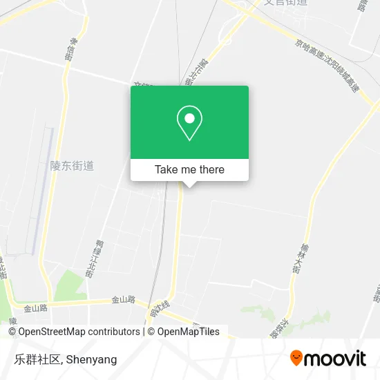 乐群社区 map