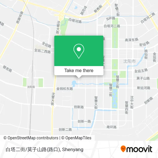 白塔二街/莫子山路(路口) map