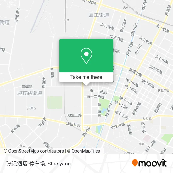 张记酒店-停车场 map