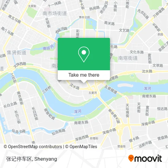 张记停车区 map
