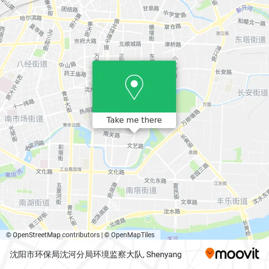 沈阳市环保局沈河分局环境监察大队 map