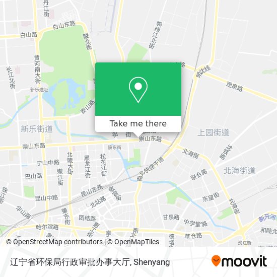 辽宁省环保局行政审批办事大厅 map