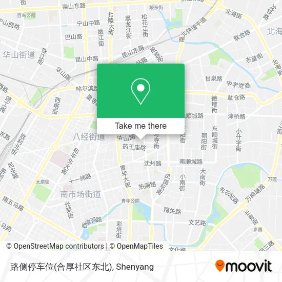 路侧停车位(合厚社区东北) map