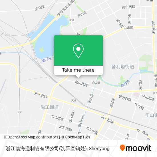 浙江临海遥制管有限公司(沈阳直销处) map