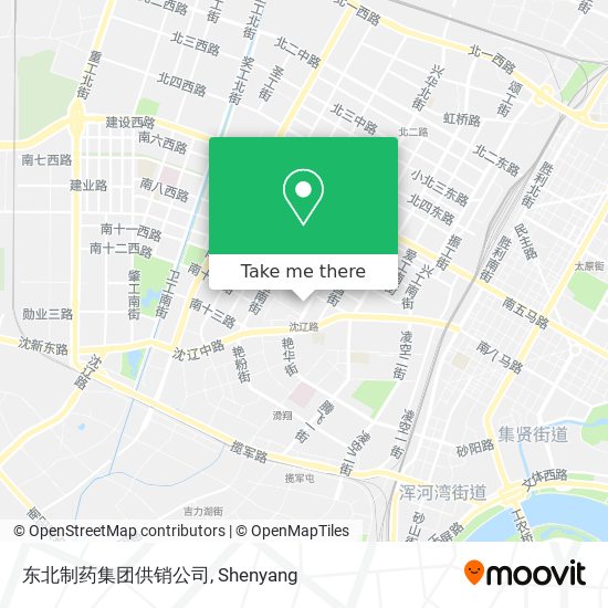 东北制药集团供销公司 map