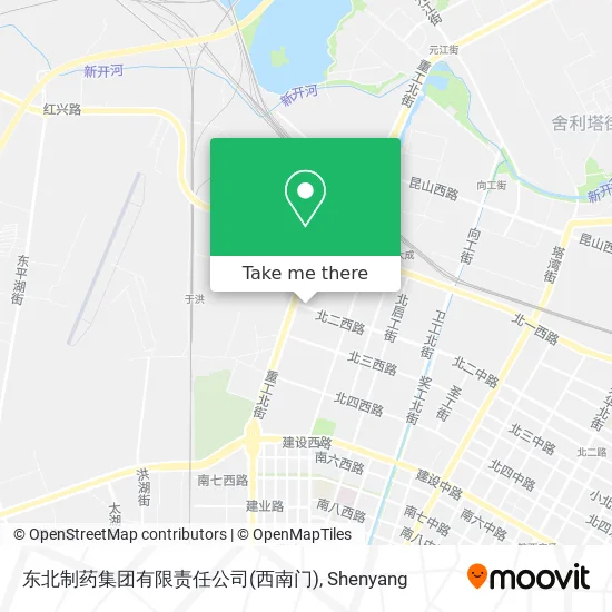 东北制药集团有限责任公司(西南门) map