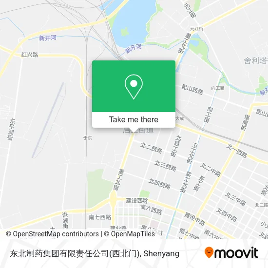 东北制药集团有限责任公司(西北门) map