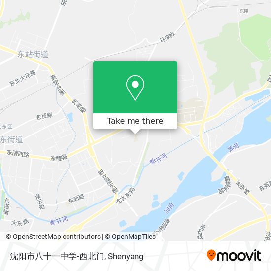沈阳市八十一中学-西北门 map