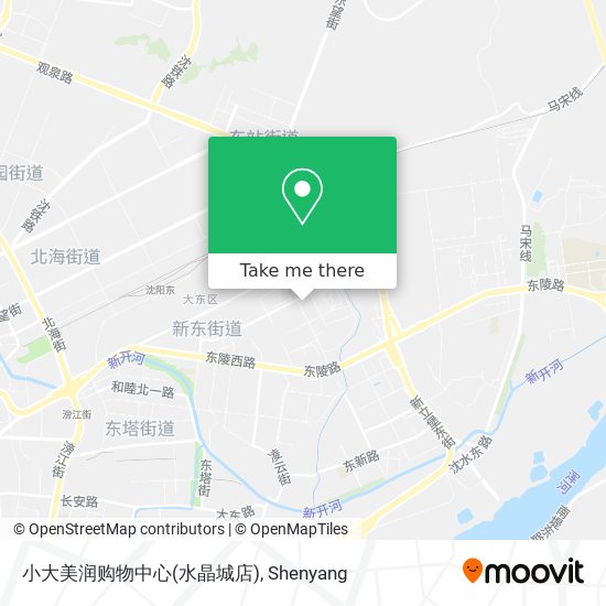 小大美润购物中心(水晶城店) map