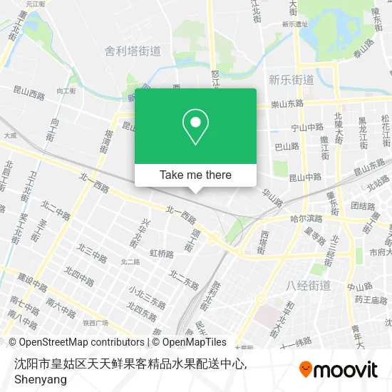 沈阳市皇姑区天天鲜果客精品水果配送中心 map