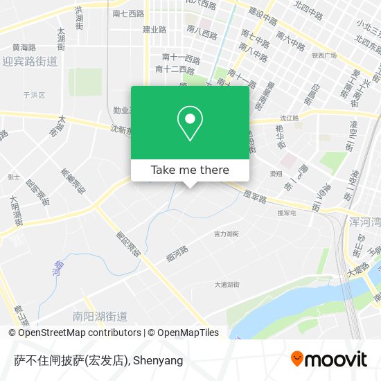 萨不住闸披萨(宏发店) map