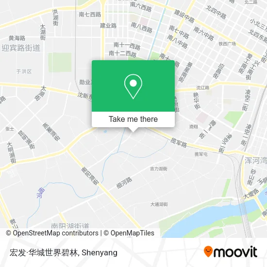 宏发·华城世界碧林 map