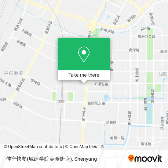 佳宁快餐(城建学院美食街店) map