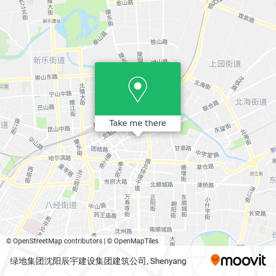 绿地集团沈阳辰宇建设集团建筑公司 map