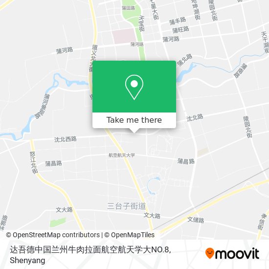 达吾德中国兰州牛肉拉面航空航天学大NO.8 map