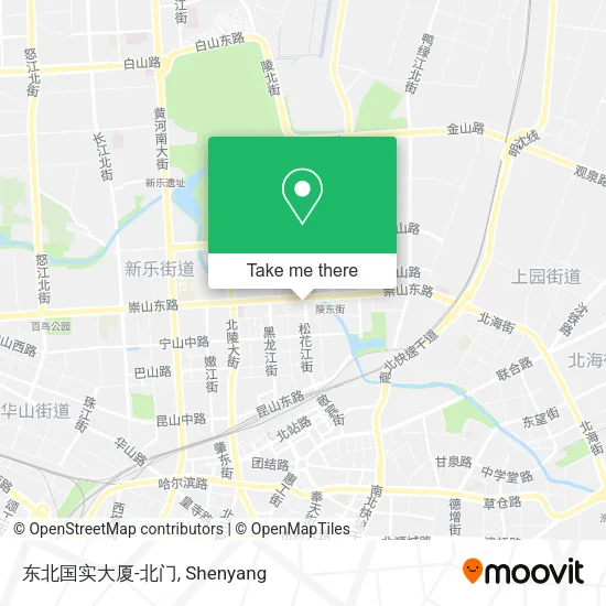 东北国实大厦-北门 map