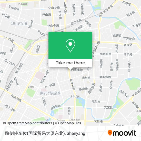 路侧停车位(国际贸易大厦东北) map