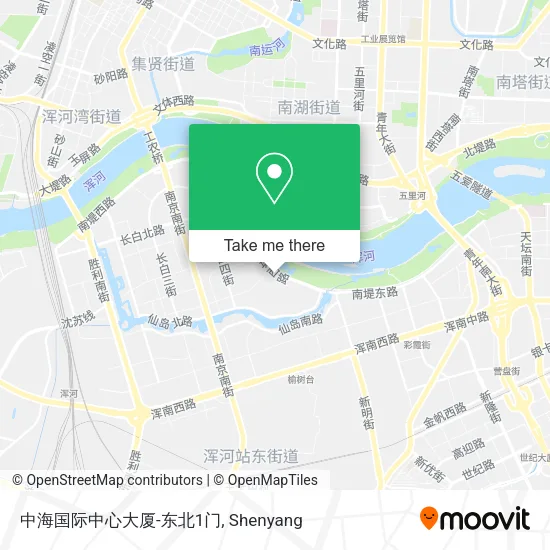 中海国际中心大厦-东北1门 map