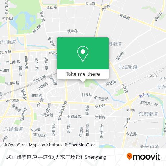 武正跆拳道,空手道馆(大东广场馆) map