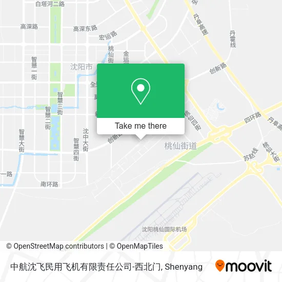 中航沈飞民用飞机有限责任公司-西北门 map