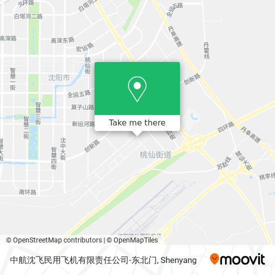 中航沈飞民用飞机有限责任公司-东北门 map