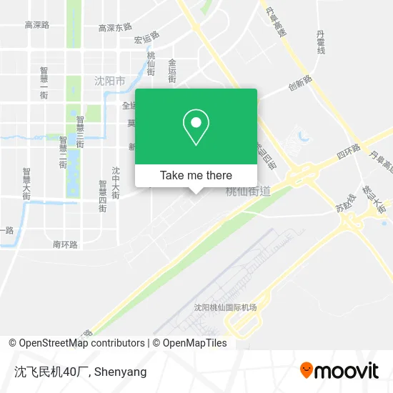 沈飞民机40厂 map