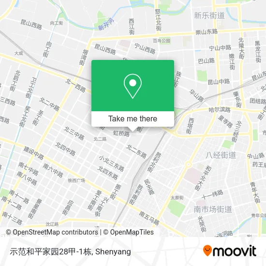 示范和平家园28甲-1栋 map