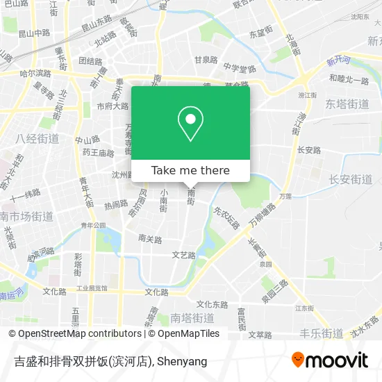 吉盛和排骨双拼饭(滨河店) map