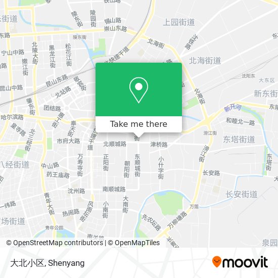 大北小区 map