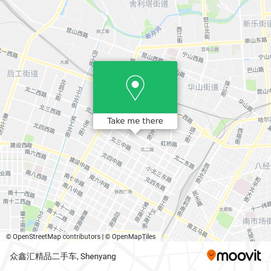 众鑫汇精品二手车 map