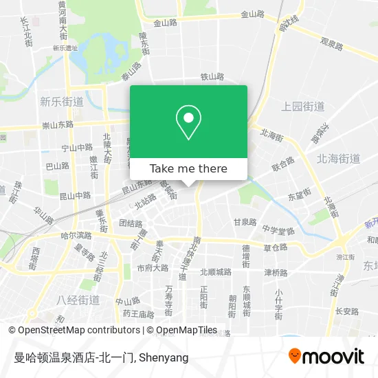 曼哈顿温泉酒店-北一门 map
