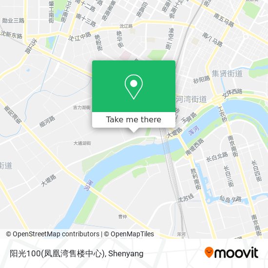 阳光100(凤凰湾售楼中心) map