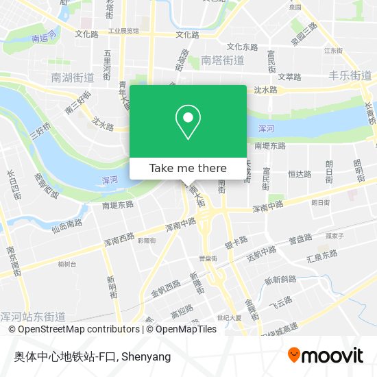 奥体中心地铁站-F口 map