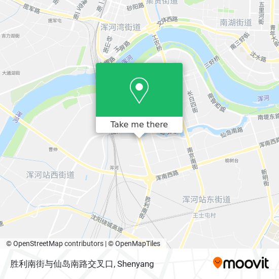 胜利南街与仙岛南路交叉口 map