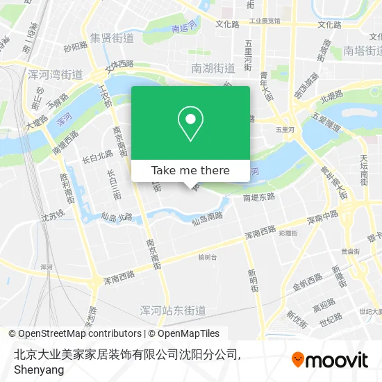 北京大业美家家居装饰有限公司沈阳分公司 map