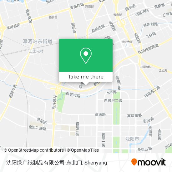 沈阳绿广纸制品有限公司-东北门 map