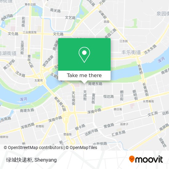 绿城快递柜 map